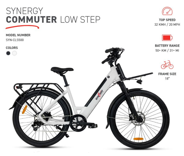 Synergy Commuter 500W E-Bike (Low Step)